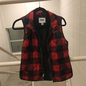 Plaid vest
